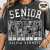 Comfort Colors Senior 2026 Football Shirt – Custom Name & Number Tee