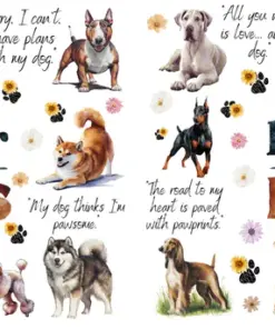 Alternative view of Life is Better With Dogs 11oz white Ceramic Coffee Mug, Dog Lovers Mug