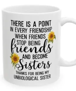 Best Friend Sister Mug – Friendship Coffee Cup – Gift for Best Friend Like a Sister
